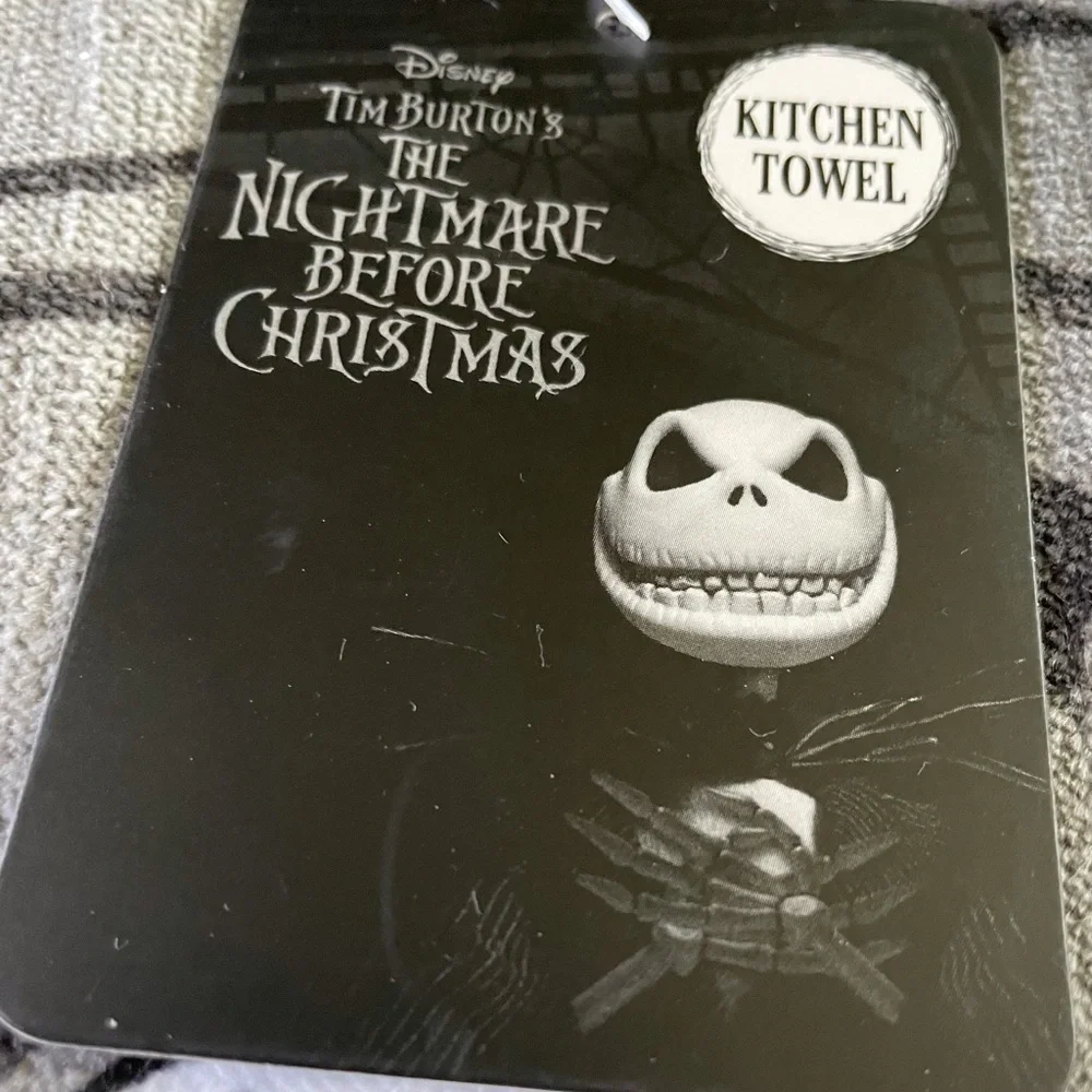 Disney: Nightmare Before Christmas grey Jack Kitchen towel